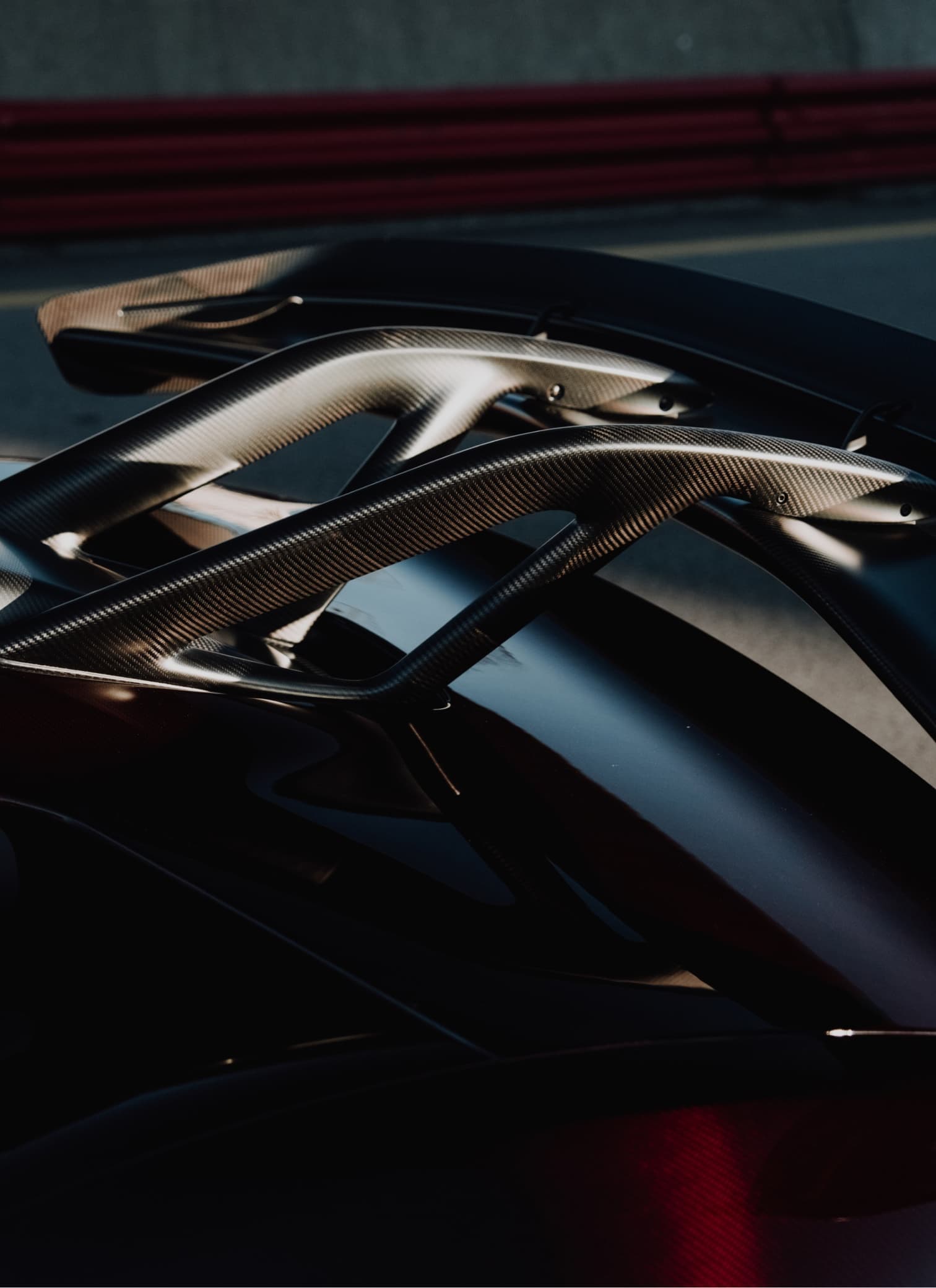21C HDF rear wing and aero package detail