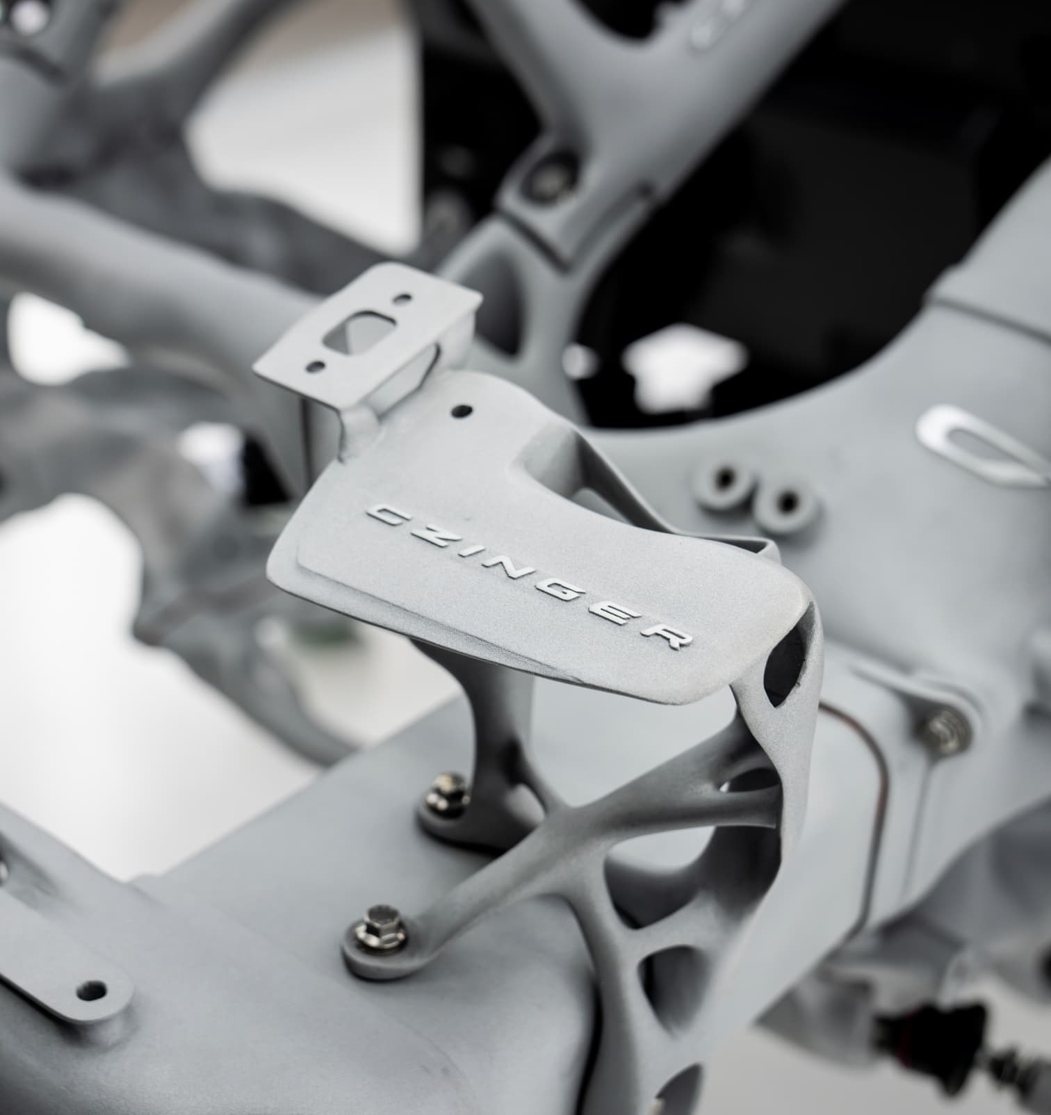 Additively manufactured BioLogic structure, close up