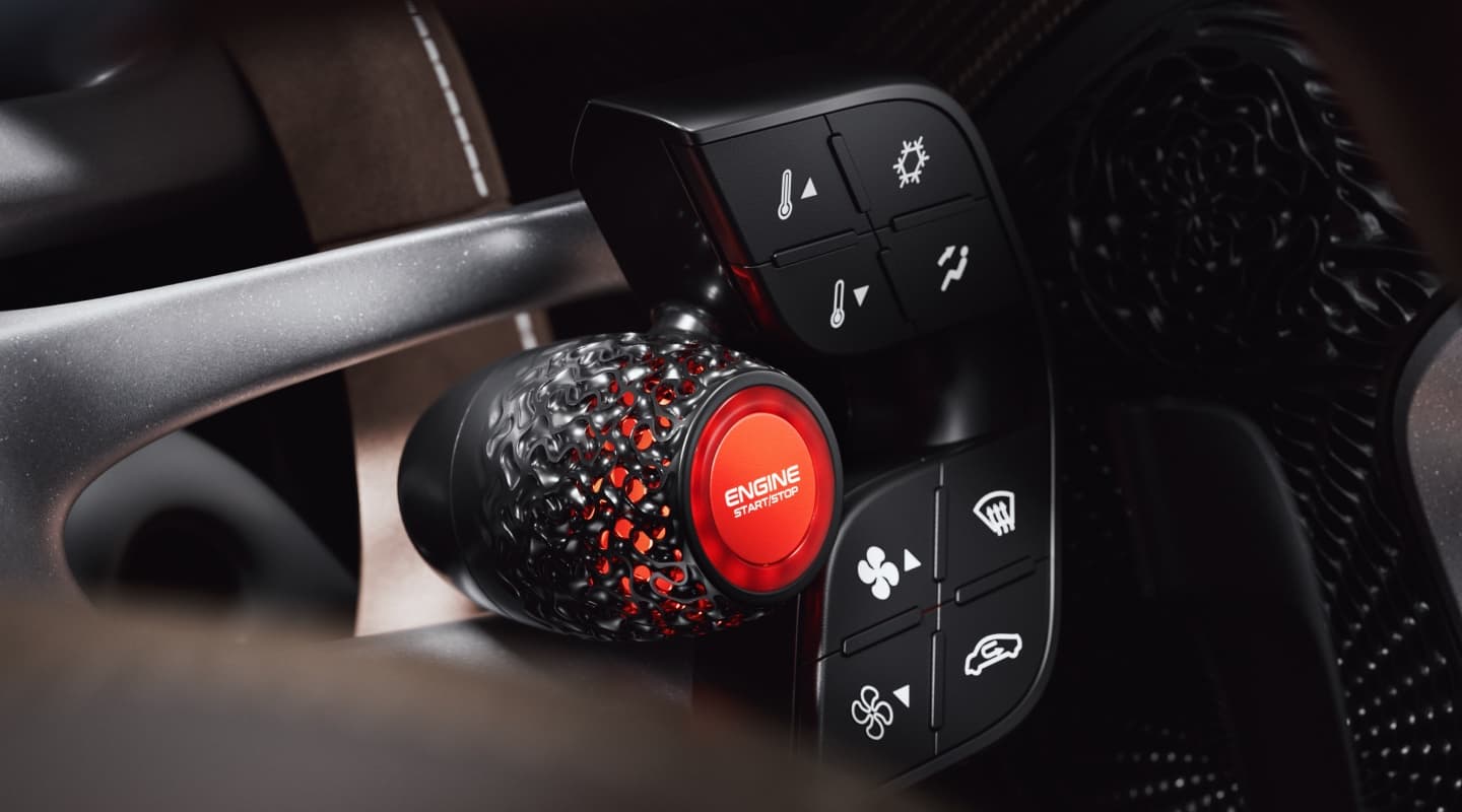 NeuralNode steering wheel and controls
