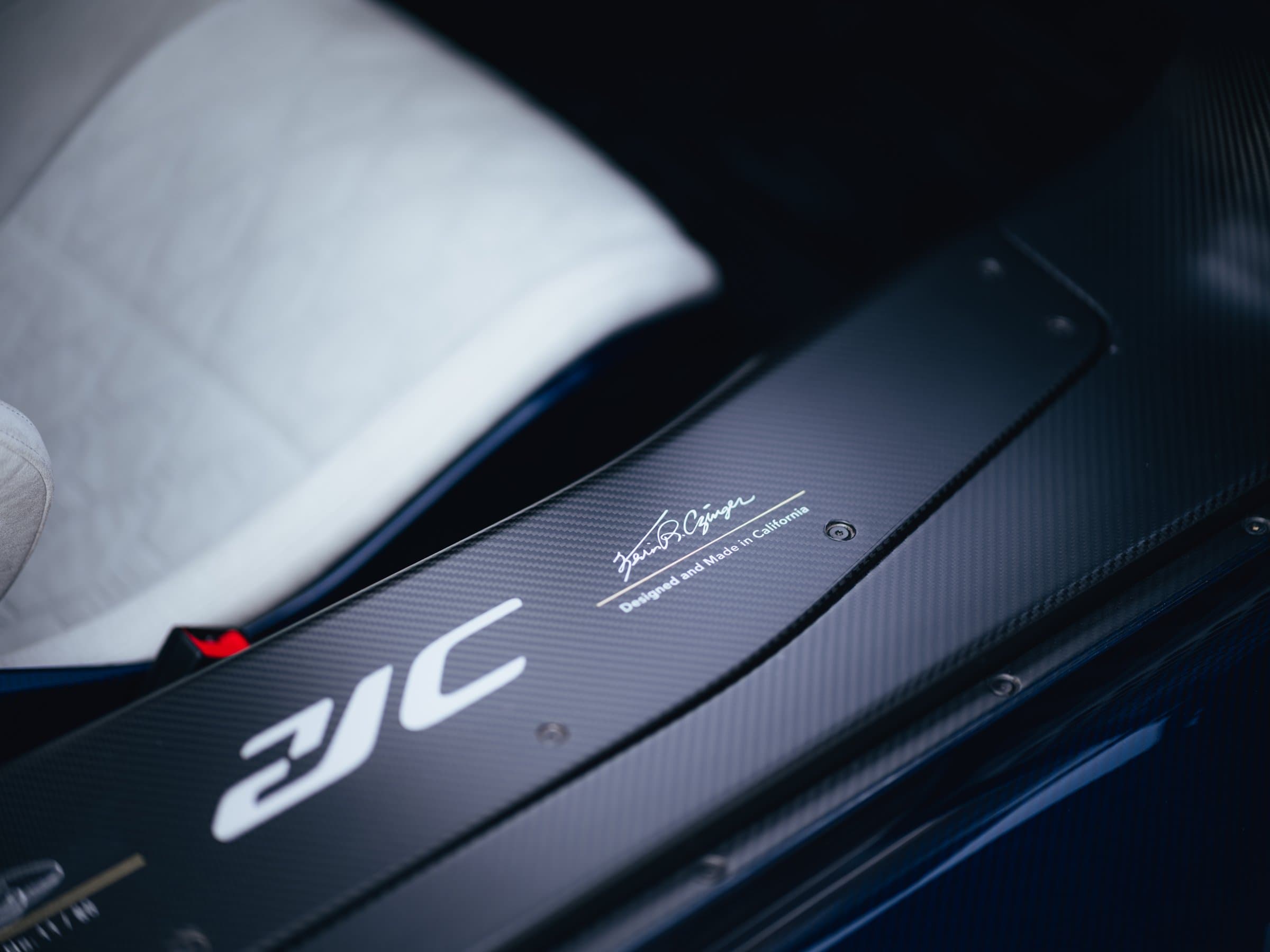 21C steering wheel and cockpit detail