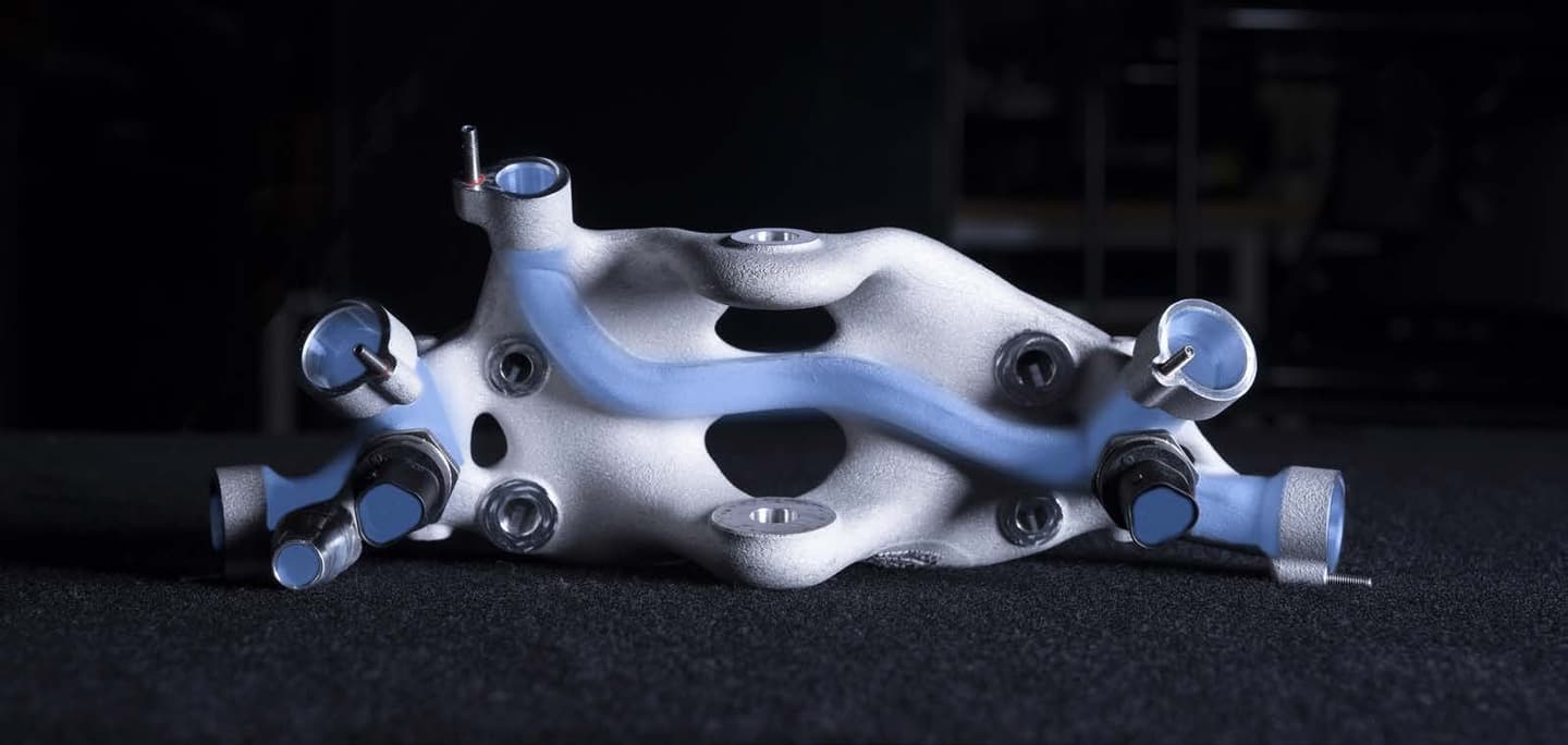 3D-printed alloy node