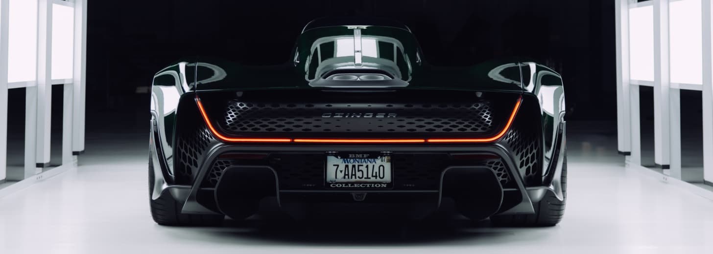21C VMax rear deck and diffuser detail